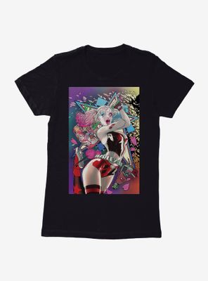 DC Comics Batman Harley Quinn Mallet Womens Black T-Shirt