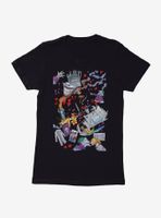 DC Comics Batman The Joker Harley Quinn Love Womens Black T-Shirt