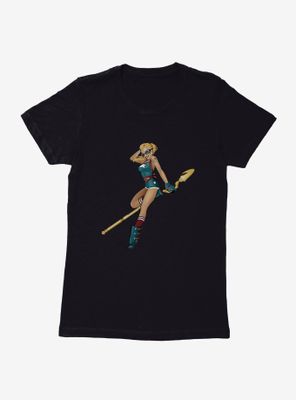 DC Comics Bombshells Stargirl Womens Black T-Shirt