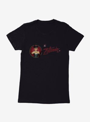 DC Comics Bombshells Zatanna Logo Womens Black T-Shirt