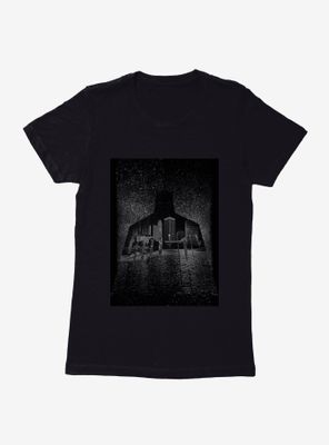 DC Comics Batman Cityscape Womens Black T-Shirt