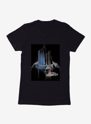 DC Comics Batman Sleep Well Gotham City Womens Black T-Shirt