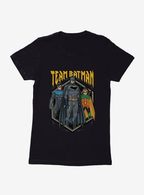 DC Comics Batman Team Nightwing Robin Womens Metal Grey T-Shirt