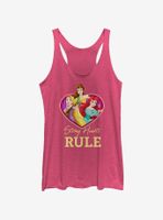 Disney Princesses Strong Hearts Rule Womens Tank Top