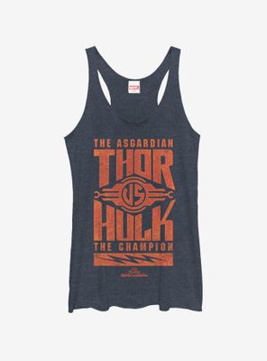 Marvel Avengers Thor and Hulk Stack Womens Tank Top