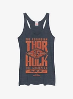 Marvel Avengers Thor and Hulk Stack Womens Tank Top
