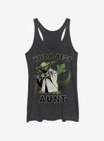 Star Wars Yoda Best Aunt Womens Tank Top