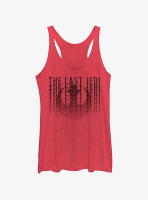 Star Wars The Last Jedi Script Repeat Womens Tank Top