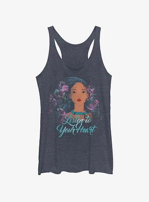 Disney Pocahontas Listen To Your Heart Womens Tank Top