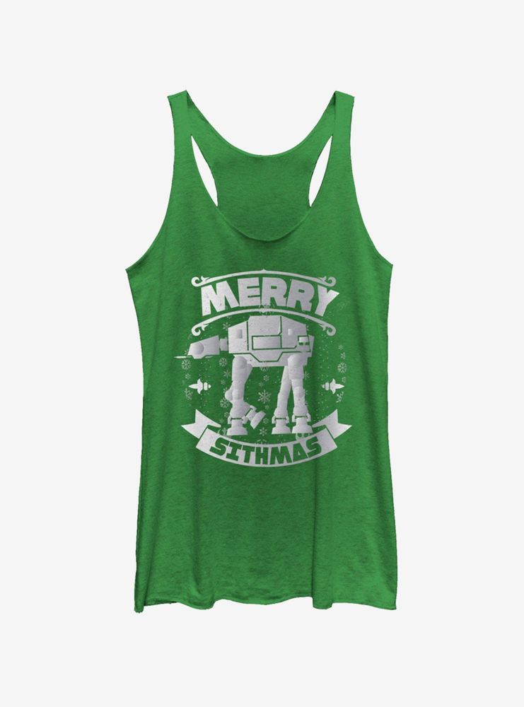 Star Wars AT-AT Sithmas Womens Tank Top