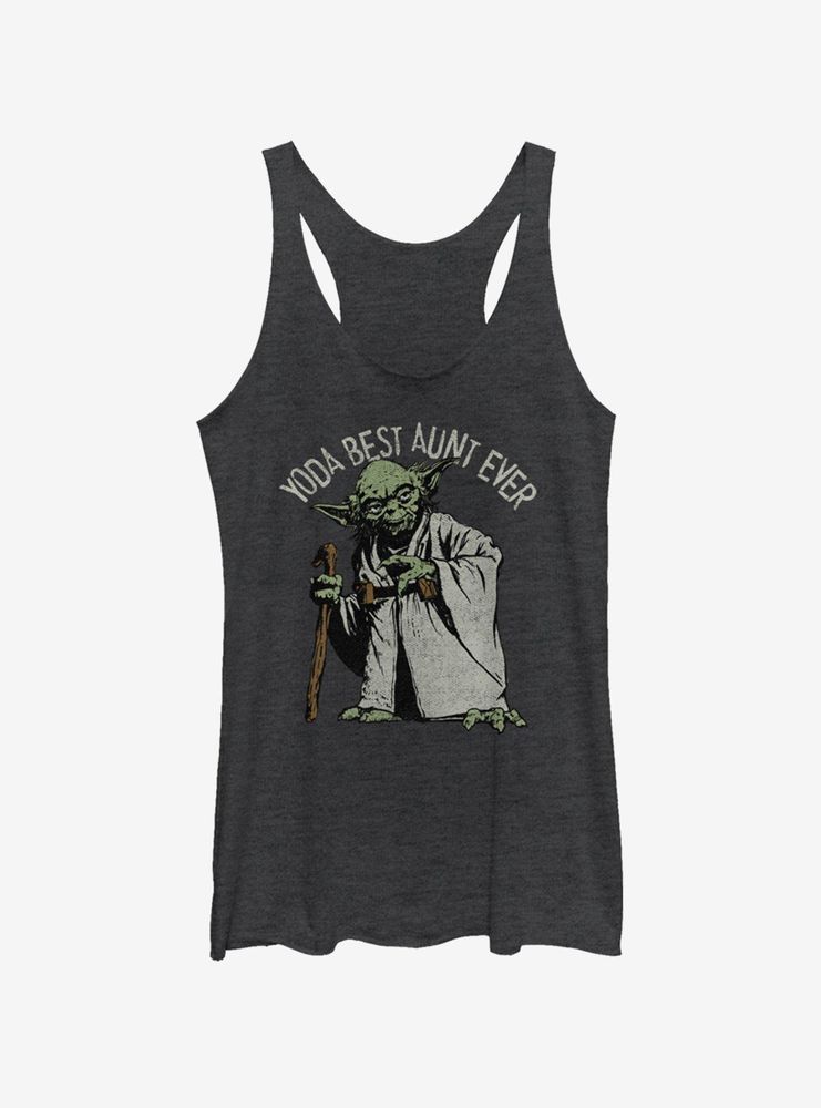 Star Wars Green Aunt Womens Tank Top