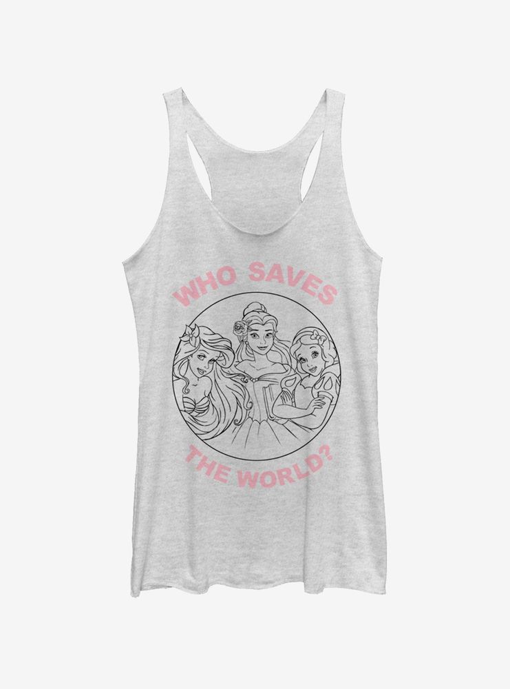 Disney Princesses Save the World Womens Tank Top