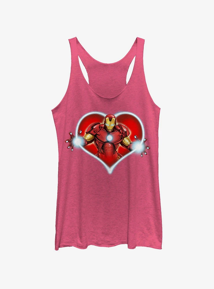 Marvel Iron Heart Blast Womens Tank Top