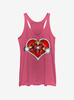 Marvel Iron Heart Blast Womens Tank Top