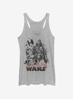 Star Wars Watercolor Boba Fett Womens Tank Top