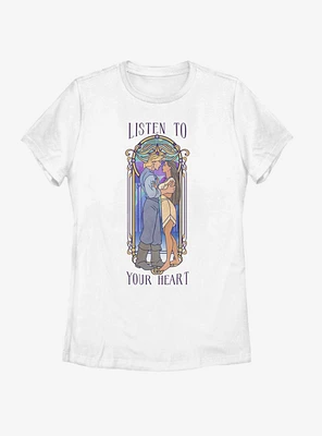 Disney Pocahontas Listen To Your Heart Romance Womens T-Shirt