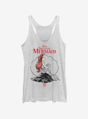 Disney The Little Mermaid Sketch Anniversary Womens Tank Top