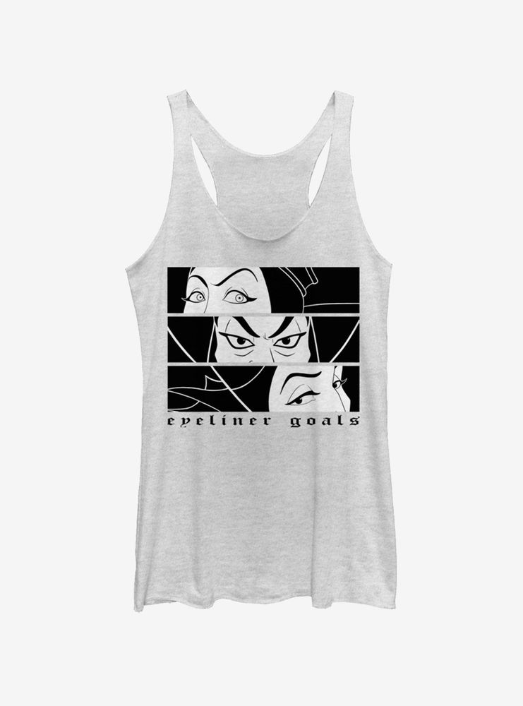 Disney Villains Eyeliner Goals Womens Tank Top