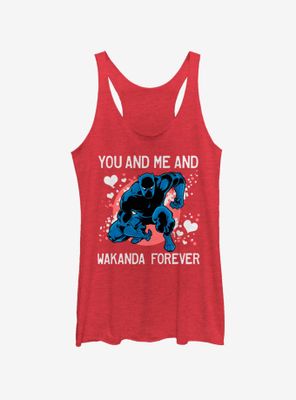 Marvel Black Panther Wakanda Love Forever Womens Tank Top