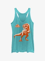Jurassic Park Action Dino Womens Tank Top