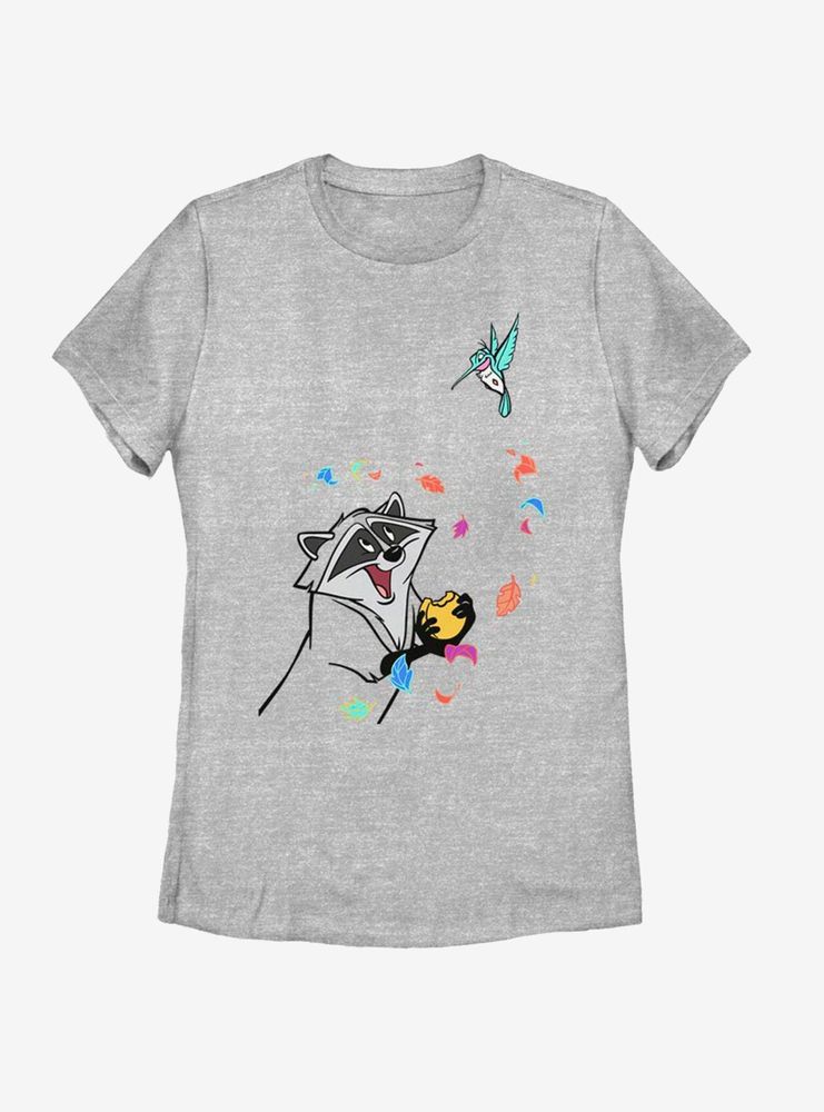 Disney Pocahontas Meeko and Flit Womens T-Shirt