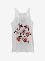 Disney Pixar Incredibles Bob Poses Womens Tank Top