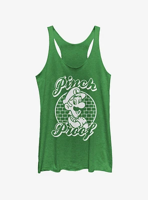 Nintendo Pinch Proof Luigi Womens Tank Top