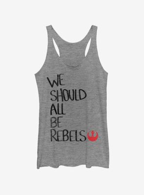 Star Wars Be Rebels Womens Tank Top