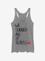 Star Wars Be Rebels Womens Tank Top