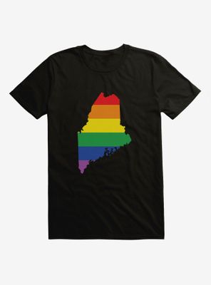 Pride State Flag Maine T-Shirt