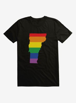 Pride State Flag Vermont T-Shirt
