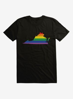 Pride State Flag Virginia T-Shirt