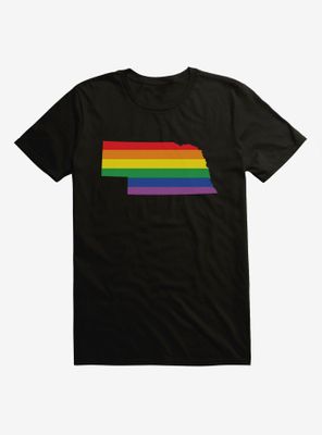 Pride State Flag Nebraska T-Shirt