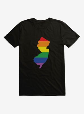 Pride State Flag New Jersey T-Shirt