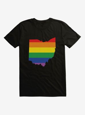 Pride State Flag Ohio T-Shirt