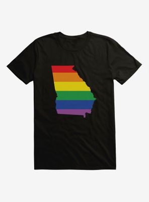 Pride State Flag Georgia T-Shirt