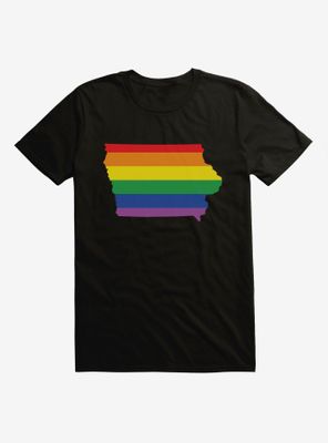 Pride State Flag Iowa T-Shirt