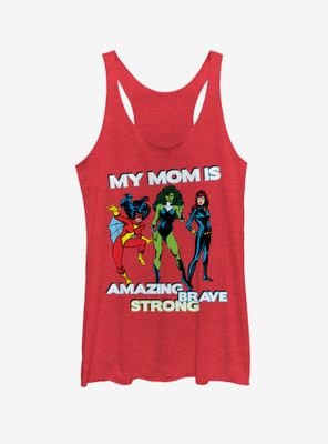 Marvel Women Strong Mom Womens Tank Top