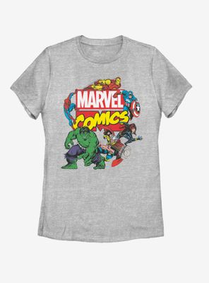 Marvel Avengers Classic Comics Logo Womens T-Shirt
