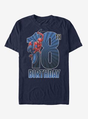 Marvel Spider-Man 18th Birthday T-Shirt