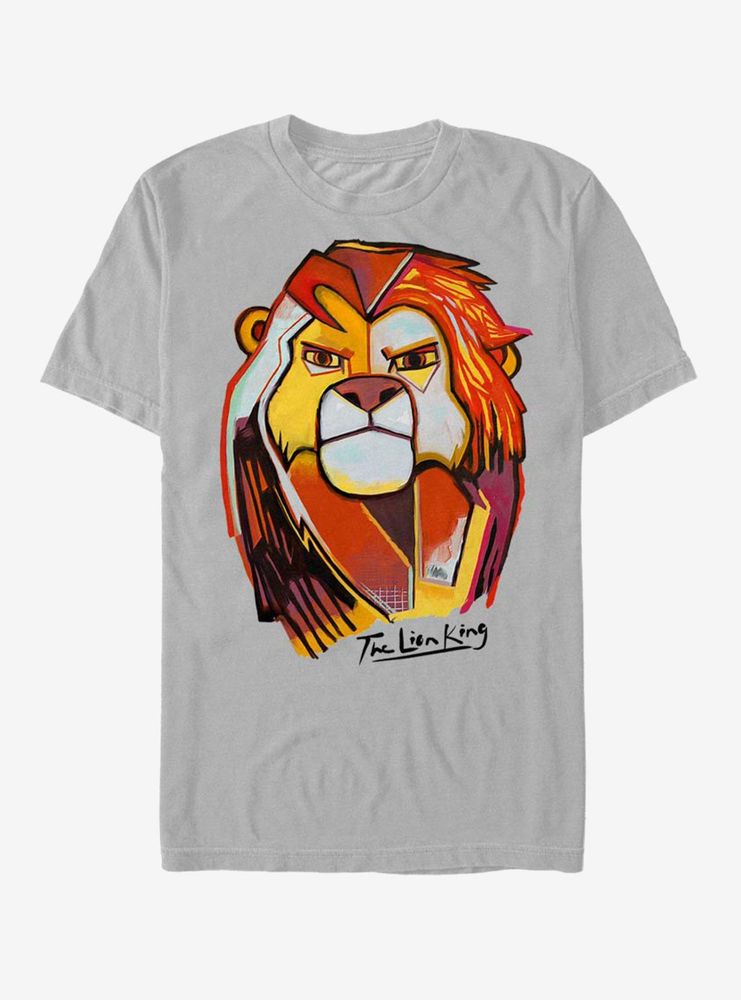 Disney The Lion King Simba Abstract T-Shirt