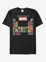 Marvel Periodic Table Outline T-Shirt