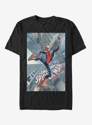 Marvel Spider-Man City Free Fall  T-Shirt
