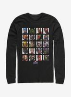 Marvel Avengers Hero Faces Long-Sleeve T-Shirt