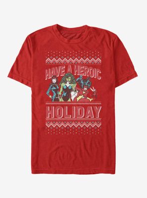 Marvel Heroes Heroic Holiday T-Shirt