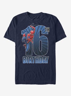Marvel Spider-Man 16th Birthday T-Shirt