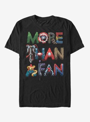 Marvel More Than A Fan Letters T-Shirt
