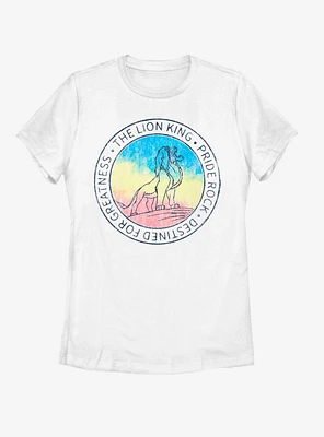 Disney The Lion King Simba Gradient Womens T-Shirt