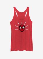 Marvel Spider-Man Pixel Spidey Sense Womens Tank Top