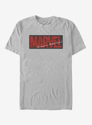 Marvel Logo Spider-Man Print T-Shirt